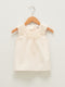 Crew Neck Basic Baby Girl Blouse